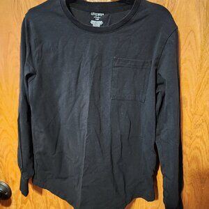 Little Bipsy Black Long Sleeve Shirt - Size 9-10